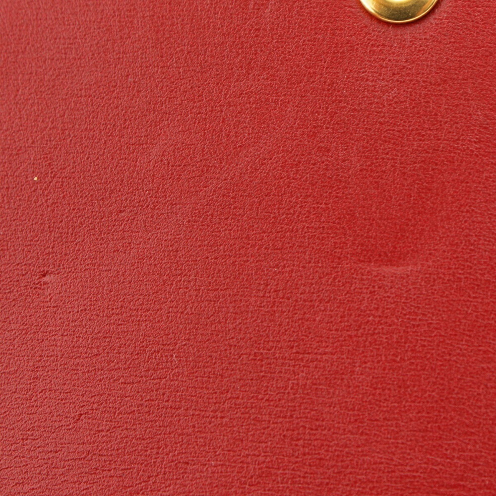 Celine Red Black Large Function Strap Wallet Long… - image 8